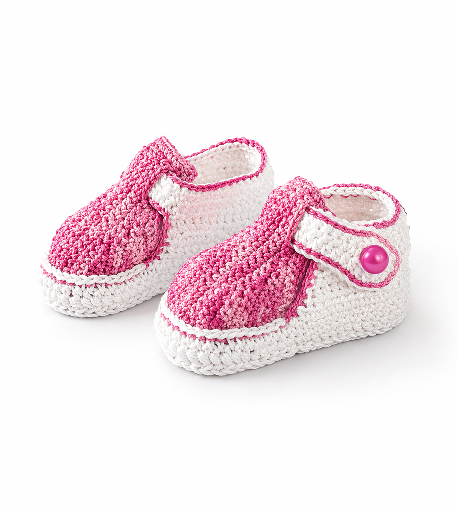 Chaussons Bébé Fée Rose